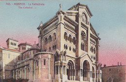 Monaco Carte Postale 743 La Cathédrale - Kathedraal Van Onze-Lieve-Vrouw Onbevlekt Ontvangen