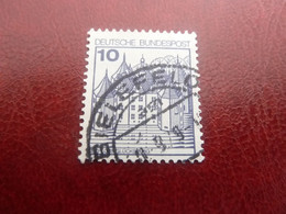 Scholss - Glucksburg - Val 10 - Bleu-violet - Oblitéré - Année 1984 - - Gebraucht