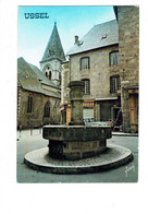 Cpm - 19 - Ussel - Vieille Fontaine - 10190039 Yvon - Magasin Voiture - Ussel