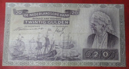NETHERLANDS 20 GULDEN 1941 - 10 Gulden