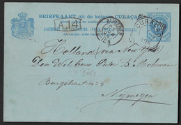 G 13 - 1891-1893 - Cijfer - Plakresten Aan Achterzijde - Niederländische Antillen, Curaçao, Aruba