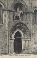 Delcampe - 79  Melle - Eglise  St Hilaire, Porche - Melle