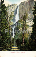 Yosemite Falls 2624 Ft - M. Rieder - Old Postcard - USA - Unused - Yosemite