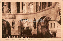 Ottmarsheim - Interieur De L'Eglise - Bas Choeur - Old Postcard - France - Unused - Ottmarsheim