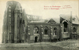 036 322 - CPA - Belgique - Zeebrugge - Ruines De Zeebrugge - L'Eglise - Zeebrugge