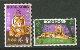 Hong Kong ** N° 285/286 - Lions - 1941-45 Occupation Japonaise