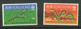 Hong Kong ** N° 323 / 324 - Serpent - 1941-45 Japanisch Besetzung
