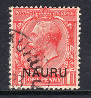 Nauru 1916 Overprint 12½mm On GB GV 1d Definitive, Used, SG 2 (BP) - Nauru