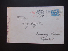 Niederlande 1940 OKW Zensurbeleg Zensurstreifen Geöffnet Stempel Arnhem Station Mehrfachzensur - Storia Postale