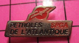 412b Pin's Pins / Beau Et Rare / THEME : CARBURANTS / SPCA PETROLES DE L'ATLANTIQUE - Fuels