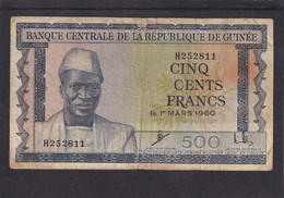 Guinee 500 Fr 1960  Vf/ - Sonstige – Afrika