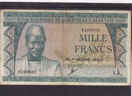 Guinee 1000 Fr 1960  Vf/ - Autres - Afrique