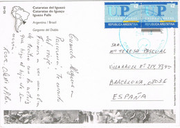 42196. Postal Aerea  IGUAZU (Argentina) 2012. Cataratas Iguazu - Covers & Documents