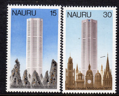 Nauru 1977 Opening Of Nauru House, Melbourne Set Of 2, MNH, SG 159/60 (BP) - Nauru