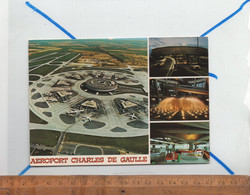 ROISSY EN FRANCE 95 : Aéroport Charles De Gaulle Vue Aérienne Aérogare / Aviation Avion Airport Aircraft Flughafen - Roissy En France