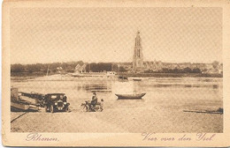 Rhenen, Veer Over Den IJsel (IJssel)  (Een Raster Op De Kaart Is Veroorzaakt Door Het Scannen; De Afbeelding Is Helder) - Rhenen