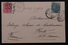 AUSTRALIE / NEW SOUTH WALES - Affranchissement De Sydney Sur Carte Postale Pour La France En 1902 - L 109531 - Cartas & Documentos