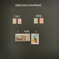 Lot De Timbres Oblitérés Pays URSS (Union Soviétique) - Colecciones