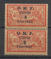 CILICIE - 1920 - N°Yv. 94 - Merson 5pi Sur 40c - VARIETE 5 Doublé T.a.n. - Neuf Luxe ** / MNH - Nuevos