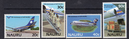 Nauru 1985 15th Anniversary Of Air Nauru Set Of 4, MNH, SG 318/21 (BP) - Nauru