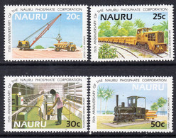 Nauru 1985 15th Anniversary Of Phosphate Corporation Set Of 4, MNH, SG 322/5 (BP) - Nauru