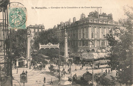 France (13 Marseille) - Carrefour De La Cannebière Et Du Cours Saint-Louis - Canebière, Centre Ville