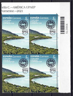 ESPAÑA 2021  ** MNH ED. 5525 AMERICA UPAEP. TURISMO. PREMIO FORMENTOR BL.4 - Nuevos