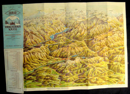 Topograhie Landkarte 1958 Deko " Blatt 501 Panoramakarte Berchtesgadener Land " Verlag: IRO München - Cartes Topographiques