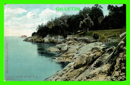 POINTE-AU-PIC, QUÉBEC - LA PLAGE -  MONTREAL IMPORT CO - CIRCULÉE EN 1908 - - Gaspé