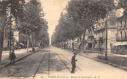 Tours       37             Avenue De Grammont Et/ou Rue Nationale    N°   AB 195    (voir Scan) - Tours