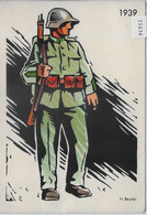 Schweizerische Nationalspende Soldat Mit Gewehr - H. Beutler - Risch-Rotkreuz