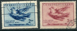 CZECHOSLOVAKIA 1951 Peace Congress Used.  Michel 643-44 - Gebruikt