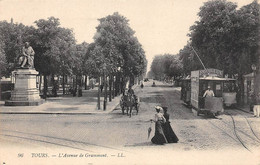 Tours       37             Avenue De Grammont Et/ou Rue Nationale  Tramway   N°   LL 96   (voir Scan) - Tours