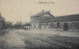 CPA. - [59] Nord > LOURCHES - La Gare - TBE - Other Municipalities