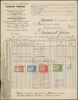 Belgique - Facture à En-tête (Chassart 1947) : Dumont Frères, Exploitation Agricole, Fabrique De Sucre - 1900 – 1949