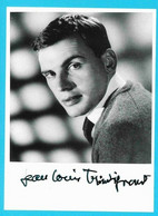 JEAN LOUIS TRINTIGNANT  Original Autograph Persönlich Gesammelt Auf Glanz-Foto 13x18 Cm AUTOGRAMM - Autographes