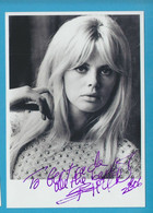 BRITT EKLAND Original Autograph Persönlich Gesammelt Auf Glanz-Foto 13x18 Cm AUTOGRAMM - Autographes