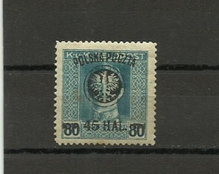 Poland 1918  - Fi. 25 MH - Usados