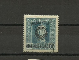 Poland 1918  - Fi. 25 Mistake ( POCZ) - Used Stamps