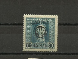 Poland 1918  - Fi. 25 Mistake ( POCZ) - Usados