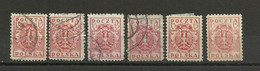 Poland 1919 Different Variants - Used Stamps