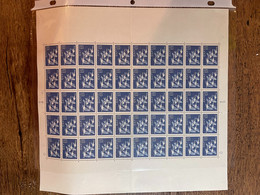 Iceland, Scott 299, MNH Complete Pane Of 50 - Unused Stamps