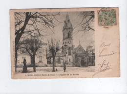 CPA   -  Montlignon  -(Seine-&-Oise) - L'église Et La Mairie - Montlignon