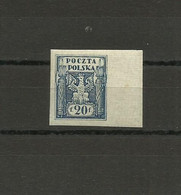 Poland 1919 - Fi. 89 A , MNH - Oblitérés