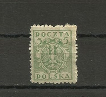 Poland 1919 - Fi. 86 B MNH - Usati