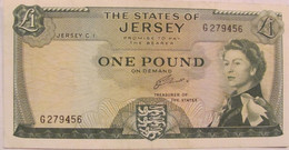 JERSEY Pound 1963 / Very Nice Looking / RARE - 1 Pond