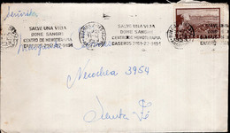 Argentine - 1959 - Lettre - Cachet De La Poste Donner Du Sang - Brieven En Documenten