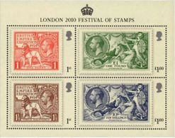 GROSSBRITANNIEN GRANDE BRETAGNE GB 2010 LONDON FESTIVAL STAMPS SG MS3066-9 MI B57-2941-4 SC SH-2788-91A YT F73-3332-5 - Feuilles, Planches  Et Multiples