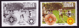 Tonga 1997 High School - Proof + Specimen  - Shows  School Athletics Carnival And Children Running Race - Tonga (1970-...)