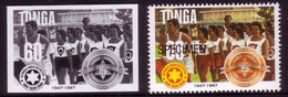 Tonga 1997 High School - Proof + Specimen  - Shows  Marching In School Sports Uniform - Tonga (1970-...)